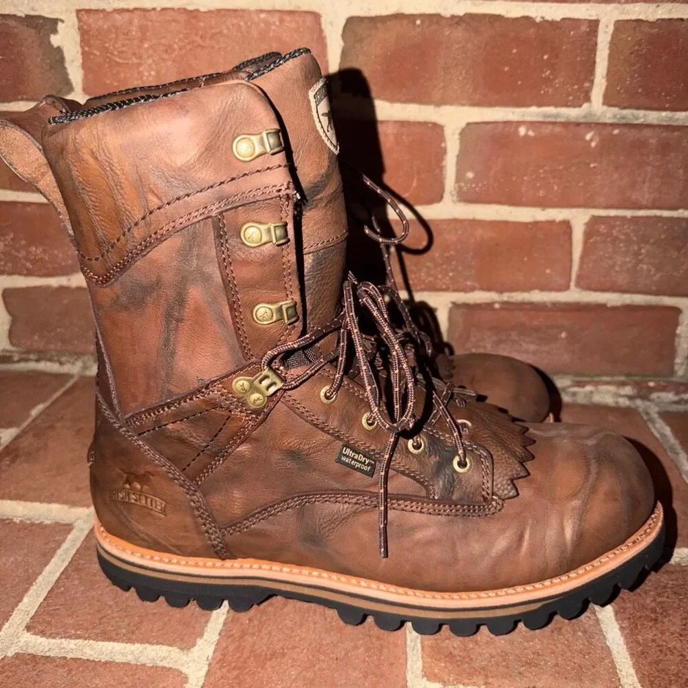 Red Wing Irish Setter $260 861 Elk Tracker Waterproof Hunting Boot 14 D NEW
